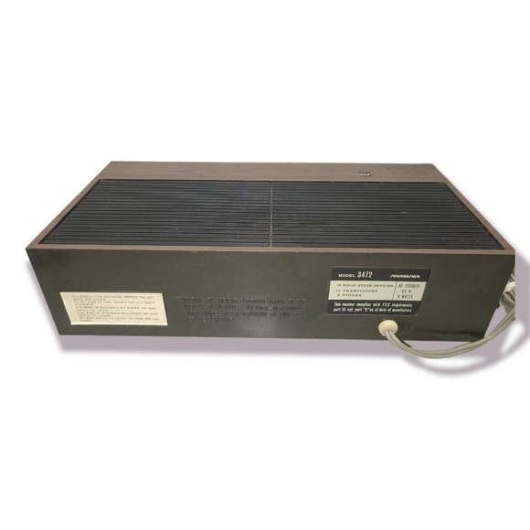 Vintage Soundesign 1975 Flip Clock AM/FM Radio Alarm #3472 - Picture 4 of 6